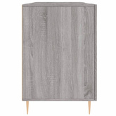 vidaXL Biurko, szary dąb sonoma, 140x50x75 cm, materiał drewnopochodny