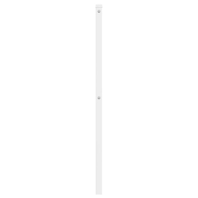 Metalowe wymienne wezgłowie, białe, 180 cm