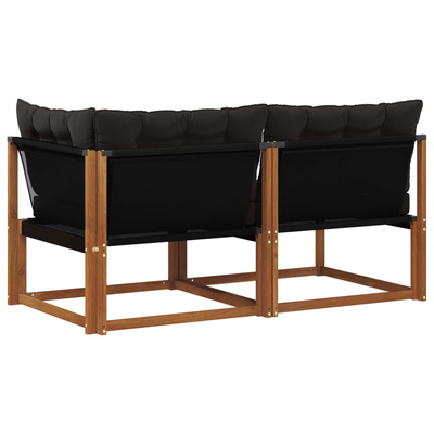 7 szt. Modułowa sofa na zewnątrz Lite Drewno Akacji Naturalny