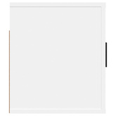Wisząca szafka telewizyjna, biała, 100x34,5x40 cm