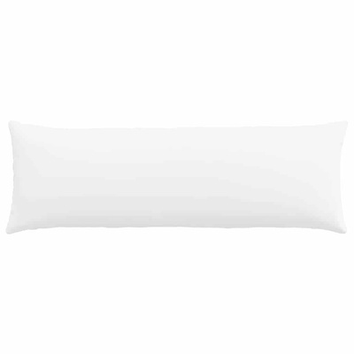 Poduszki na sofę 2 pcs Biały 120 x 40 cm tkanina
