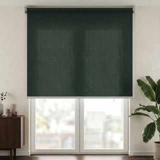 Roleta zewnętrzna 90% blokada UV Ciemnozielony 400 x 230 cm