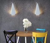 Kinkiet LED Paw Abigali Pawn Biały