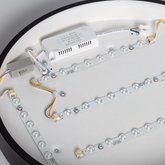 Plafon LED 31W Okrągły Czarny 40cm 3 Barwy Świecenia CCT Abruzzo Fabbri