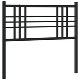 Metalowe wymienne wezgłowie, czarne, 100 cm