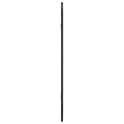 vidaXL Lustro ścienne, czarne, 50x35 cm