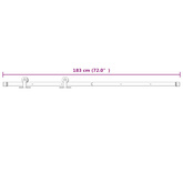 Drzwi przesuwne 90 x 210 cm Lite drewno sosnowe