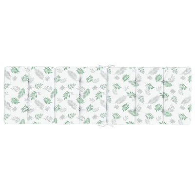 vidaXL Poduszki na leżaki, 2 szt., wzór w liście, tkanina Oxford