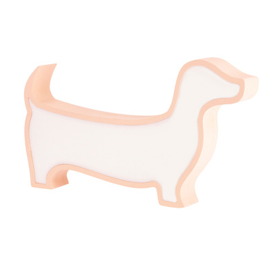 DOG LAMPA lampka stołowa  LED IQ KIDS rózowy