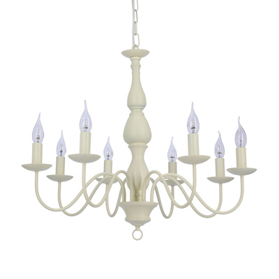 Lampa wisząca kremowa 8xE14 Bellagio 38-96510