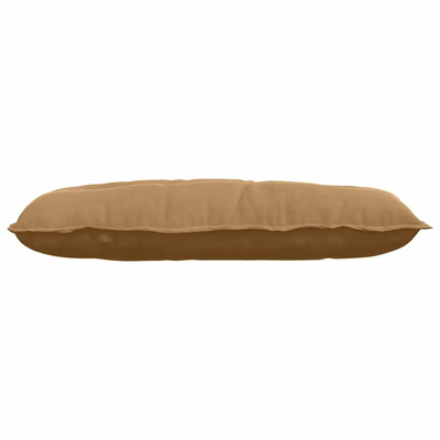 Poduszka na plecy Brązowy 100 x 50 cm Tkanina sztruksowa