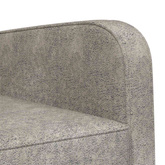 Fotel jasnoszary Skóra zamszowa