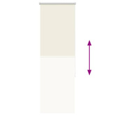 Roleta zaciemniająca Off White 60x130 cm Szerokość tkaniny
