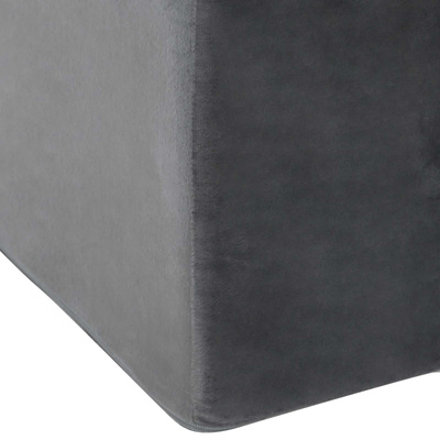 Poduszka na nogi Szary 68 x 40 x 18 cm Pianka PU