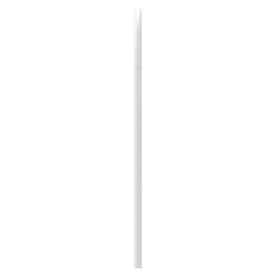 Metalowe wymienne wezgłowie, białe, 193 cm