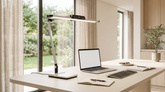 Lampka biurkowa K-BL1321 SREBRNY z serii ARES