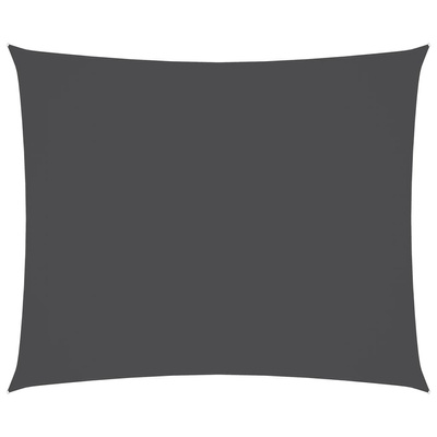 Żagiel ogrodowy, tkanina Oxford, prostokąt, 2,5x3,5 m, antracyt