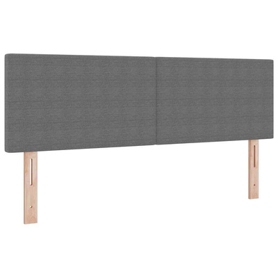 Zagłówek Jasnoszary 160 cm Tkanina sztruksowa