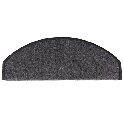 Nakładki na schody, 15 szt., 65x24x4 cm, antracytowe