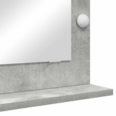 Lustro toaletowe Prostokątny Betonowy szary 70 x 50 x 18 cm