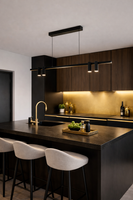 Lampa wisząca LED KONA GS-LL40B5277 30W CCT czarny