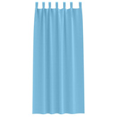 Firany blackout z kółkami 2 pcs Jasnoniebieski 260 x 140 cm