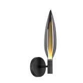 Kinkiet Nordic szklany szary dymiony 1x5W G9 do salonu