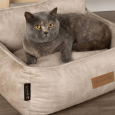 Scruffs & Tramps Legowisko dla psa Kensington, L, 90x70 cm, kremowe