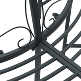 Ławka Drzewna 8 -osobowy Ø 160 x 89 cm steel Srebrnoszary