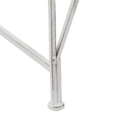 Ławka Drzewna 4 -osobowy 160 x 80 x 44 cm steel Antyczna biel