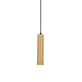 Lampa wisząca drewniana oprawa 25W GU10 25cm Tubo 31-78582