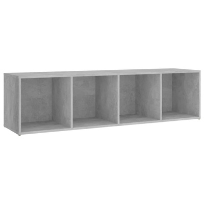 vidaXL Szafka pod TV, szarość betonu, 142,5x35x36,5 cm