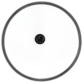 Industrialna lampa wisząca, 25 W, czarna, okrągła, 30 cm, E27