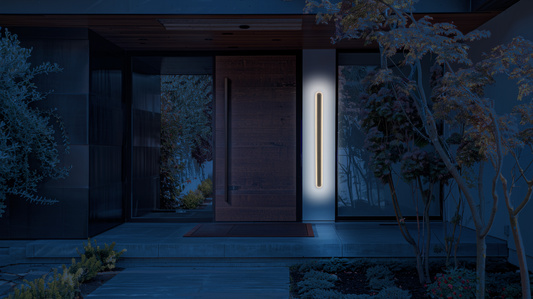 Lampa zewnętrzna elewacyjna STICK – minimalistyczny kinkiet LED 90 cm 28W - nowoczesne oświetlenie zewnętrzne IP65