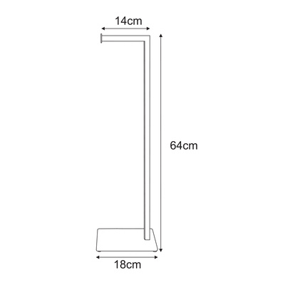 Nowoczesny stojak na papier toaletowy KS-58 PAPER STAND - KAJA HOME