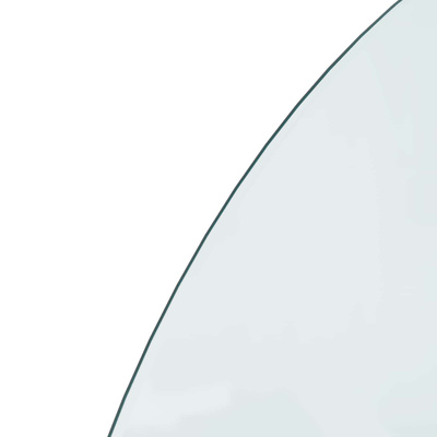 Szklana płyta kominkowa przezroczysty 1000 x 500 mm Szkło
