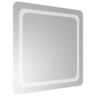 vidaXL Lustro łazienkowe z LED, 60x60 cm