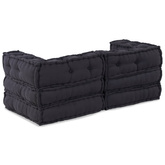 Modularna jednostka sofy 2 pcs antracytowy 140 x 70 x 56 cm