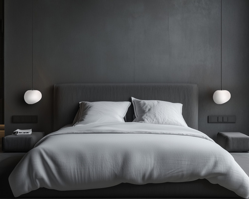 Lampa wisząca STONES 20 cm w stylu Japandi - z białym akrylowym kloszem inspirowanym kamieniem - minimalistyczne oświetlenie sufitowe do salonu E27