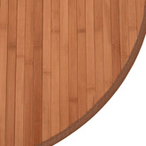 vidaXL Dywan okrągły, brązowy, 100 cm, bambusowy