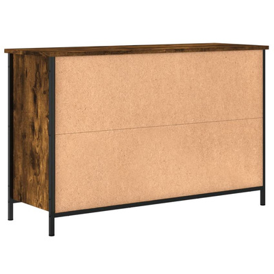 vidaXL Szafka pod TV, przydymiony dąb, 100x35x65 cm