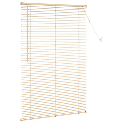 Żaluzja wenecka Jasnobrązowy ze wzorem 150 x 100 cm 25 mm PVC