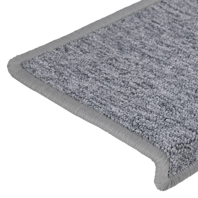 Maty na schody 15 szt. 65x21x4 cm Jasnoszary prostokątny brzeg
