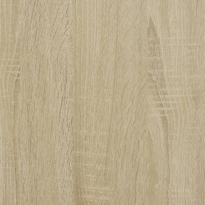 vidaXL Lustro łazienkowe z półką, dąb sonoma, 50x12x60 cm