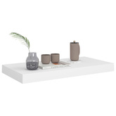 Półki ścienne, 2 szt., białe, 50x23x3,8 cm, MDF