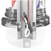 Plafon podświetlany pole barber shop BB-02 srebrny duży 113262