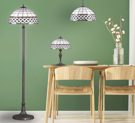 Lampa wisząca witraż K-P162208 z serii TIFANY KAJA