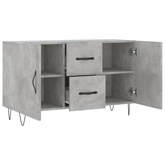 vidaXL Komoda, szarość betonu, 100x36x60 cm, materiał drewnopochodny model standard