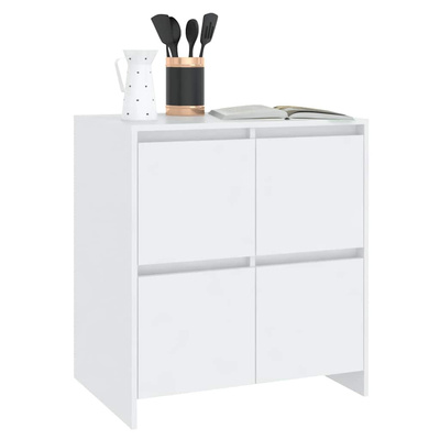 Szafka, biała, 70x41x75 cm, materiał drewnopochodny