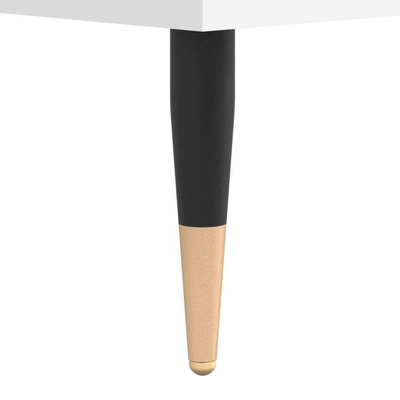 Szafka pod TV, biała, 100x35x55 cm, materiał drewnopochodny vidaXL